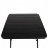 Pöytä musta teräksinen 700 x 700 mm - Bolero - Fourniresto