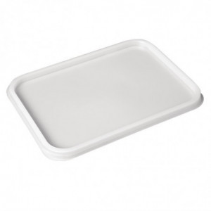 Lid for Interpack 2 L and 4 L Ice Bins - Pack of 60 - FourniResto - Fourniresto