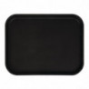 Plateau Rectangulaire Antidérapant en Fibre de Verre Camtread Noir 45,7 cm - Cambro - Fourniresto