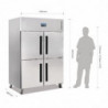Kylskåp med negativ temperatur 2 dörrar GN 2/1 Serie G 600 L - Polar - Fourniresto
