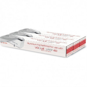 Aluminiumfolierullar för Wrap450-distributör - 3-pack - Vogue - Fourniresto