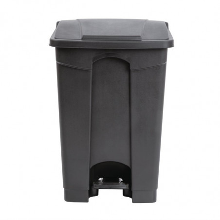 Black 45L Pedal Kitchen Bin - Jantex - Fourniresto