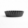 Non-stick Fluted Tartlet Mould with Removable Bottom 8 cm - Set of 3 - Vogue - Fourniresto