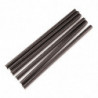Black Compostable Paper Stirrers - Pack of 250 straws - Fiesta Green - Fourniresto