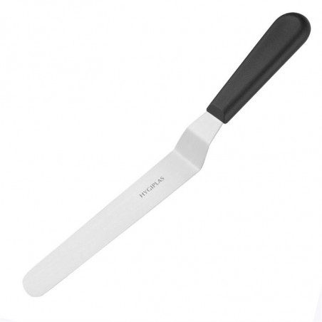 Knivspatel med vinklad spets i rostfritt stål 190 mm - Hygiplas - Fourniresto