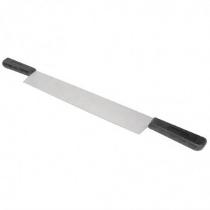 Ostkniv i rostfritt stål med 2 händer 380 mm - Vogue - Fourniresto