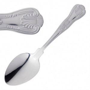 Dessert Spoon Kings In Stainless Steel - Set of 12 - Olympia - Fourniresto