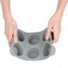 Flexible Silicone 6 Muffin Tray - Vogue - Fourniresto