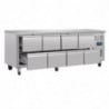 Refrigerated Table Gn 1/1 Ventilated 8 Drawers Series U - 616 L - Polar