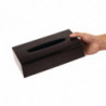 Rectangular Black Tissue Box - Bolero - Fourniresto