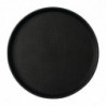 Plateau Antidérapant Noir Blackline Rond Ø 310mm - Roltex - Fourniresto