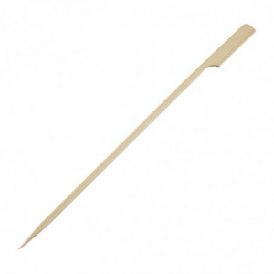 Biodegradable Bamboo Skewers 210mm - Pack of 100 - Fiesta Green - Fourniresto