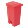 Kitchen Pedal Bin Red 87L - Jantex - Fourniresto