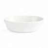 White Oval Gratin Dishes 161 x 116mm - Set of 6 - Olympia - Fourniresto