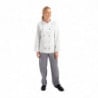 Keittiöpaita Chicago unisex pitkillä hihoilla valkoinen koko L - Whites Chefs Clothing - Fourniresto