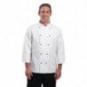 Keittiöpaita Chicago unisex pitkillä hihoilla valkoinen koko M - Whites Chefs Clothing - Fourniresto