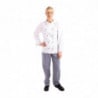 Keittiöpaita Chicago unisex pitkillä hihoilla valkoinen koko S - Whites Chefs Clothing - Fourniresto