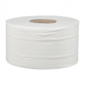 Toilet Paper Rolls 2 Ply Mini Jumbo 150m - Pack of 12 - Jantex