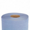 Pappershanddukar 2-lagers med central avrullning blå - 6-pack - Jantex