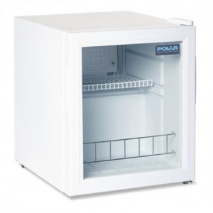 White Counter Top Positive Refrigerated Display Case C Series - 46L - Polar - Fourniresto