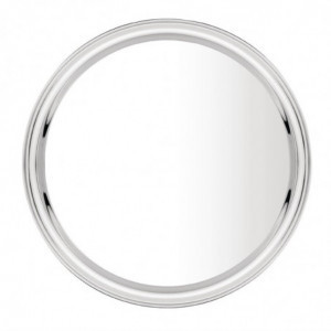 Round Stainless Steel Serving Tray Ø 355mm - Olympia - Fourniresto