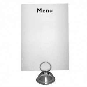Menu Holder With Stainless Steel Ring - Olympia - Fourniresto