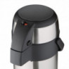 Kanna med pump för kaffe i rostfritt stål - 3L - Olympia