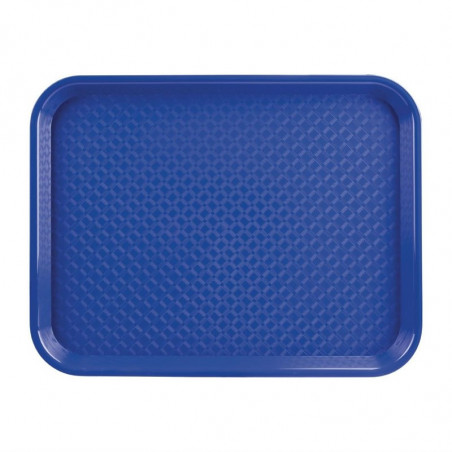 Blue Plastic Fast Food Tray - Olympia KRISTALLON - Fourniresto