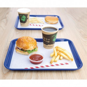 Plateau Fast Food En Plastique Bleu - Olympia KRISTALLON - Fourniresto