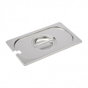 Stainless Steel Lid with Notch GN 1/4 - Gastro M - Fourniresto