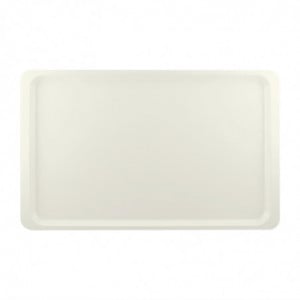 Service tray in polyester GN1/1 530x325mm Pearl White - Roltex - Fourniresto