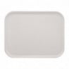 America 460x360mm speckled grey polyester serving tray - Roltex - Fourniresto