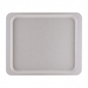 Polyester service tray GN1/2 325x265mm Speckled Grey - Roltex - Fourniresto