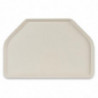 Serveringsbricka i trapezformad polyester 500x325mm Beige - Roltex - Fourniresto