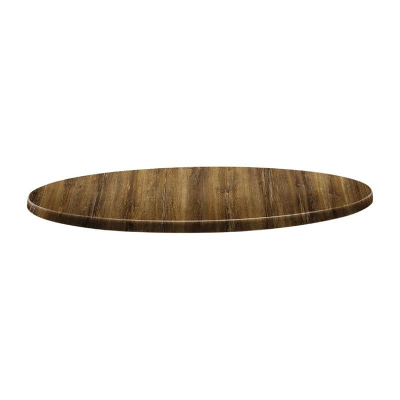 Plateau De Table Rond Classic Line Atacama Cherry - 800mm  - Topalit