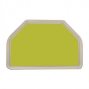 Trapezoidal Polyester Service Tray GN 500x325mm Green - Roltex - Fourniresto