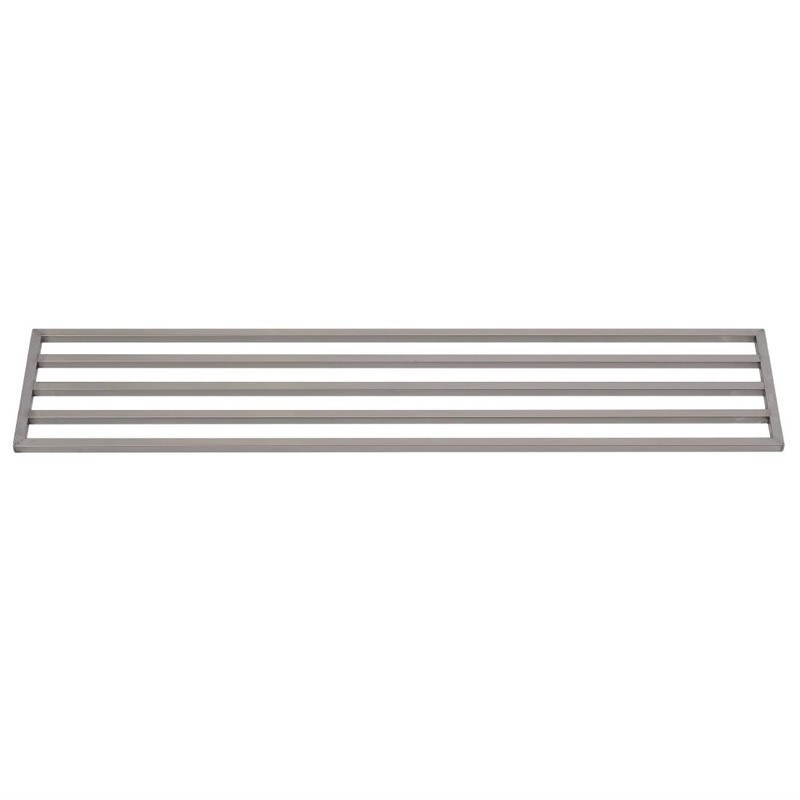 Perforated Stainless Steel Wall Shelf - L 1600mm x 400mm - Gastro M