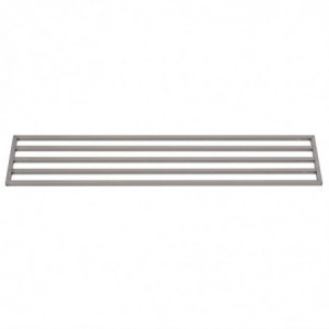 Väggmonterad hylla i rostfritt stål - L 1800 x 400mm - Gastro M