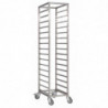 Stainless Steel GN 1/1-18 Levels Sliding Trolley - Gastro M