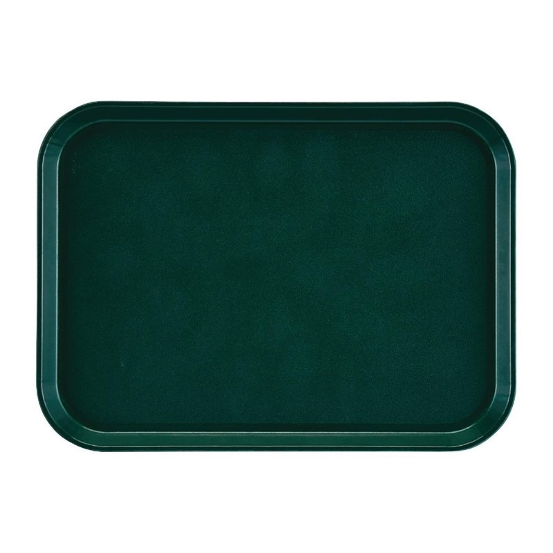 Plateau Rectangulaire Antidérapant en Fibre de Verre EpicTread Vert 415mm - Cambro - Fourniresto