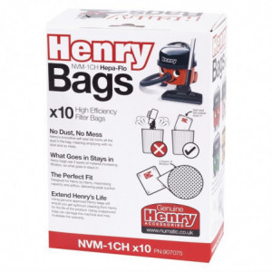 Dammsugarpåsar Henry - 10-pack - FourniResto - Fourniresto