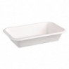 Compostable 180mm Bagasse Trays - Pack of 50 - Fiesta Green