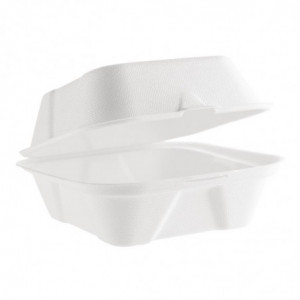 Boîtes À Hamburger Compostables en Bagasse - Lot de 500 - Vegware