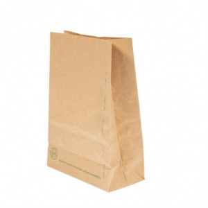 Compostable Kraft Lined Sachets with Natureflex Window - Pack of 250 - Vegware