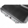 Double Contact Grill Grooved/Grooved in Stainless Steel - Buffalo