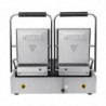 Double Contact Grill Grooved/Grooved in Stainless Steel - Buffalo