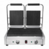 Double Contact Grill Grooved/Grooved in Stainless Steel - Buffalo