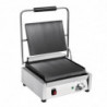 Large Smooth Bistro Single Contact Grill - Buffalo - Fourniresto