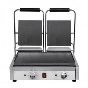 Grill med dubbelkontakt Bistro Slät/Slät 230V - Buffalo