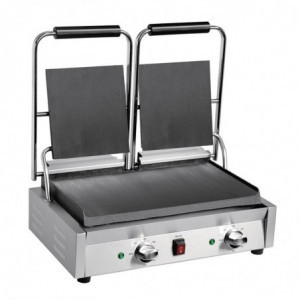 Grill De Contact Double Bistro Lisse/Lisse 230V - Buffalo